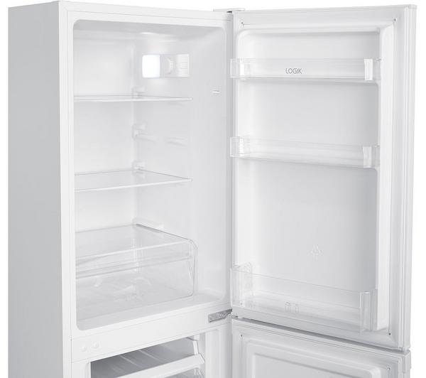 LOGIK L50BW23 60/40 Fridge Freezer - White - Image 11
