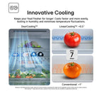 LG InstaView GSGV81PYLL American-Style Smart Fridge Freezer - Prime Silver - Image 4