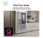 LG InstaView GSGV81PYLL American-Style Smart Fridge Freezer - Prime Silver - Image 8