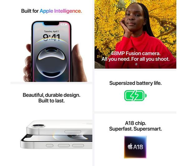 APPLE iPhone 16e - 128 GB, Black - Image 7