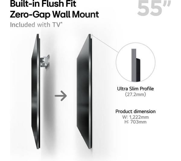 LG G5 55" OLED evo AI 4K HDR Smart TV 2025 (Wall Mount Version) - OLED55G54LW - Image 14