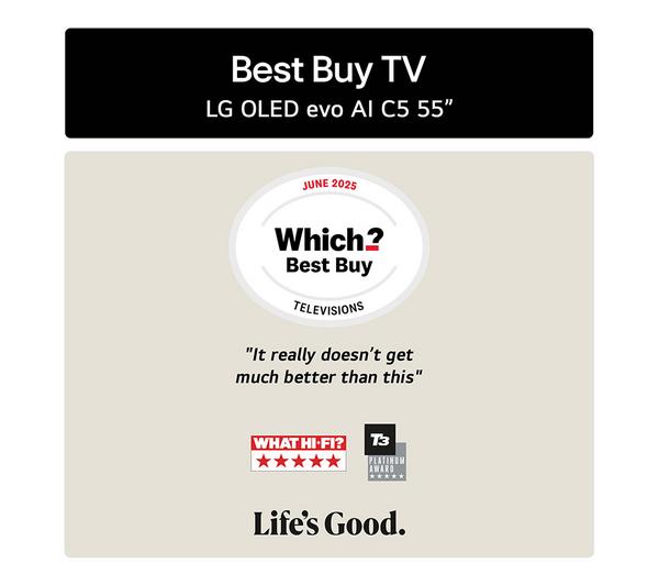 LG C5 55" OLED evo AI 4K HDR Smart TV 2025 - OLED55C54LA - Image 3