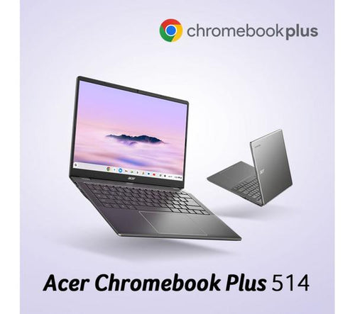 ACER 514 14" Chromebook Plus - Intel® Core™ 3, 128 GB eMMC, Grey - Image 2