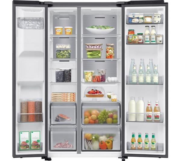 SAMSUNG Series 6 SpaceMax RS70F65KET American-Style Smart Fridge Freezer - Silver - Image 2
