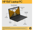 HP 15-fc0537sa 15.6" Laptop - AMD Ryzen 5, 512 GB, Jet Black - Image 5