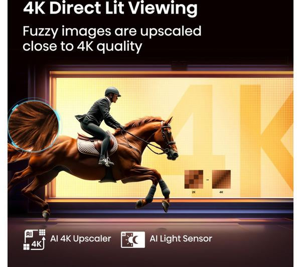 HISENSE A6Q 50" LED 4K HDR Smart TV with Freely - 50A6QTUK - Image 4