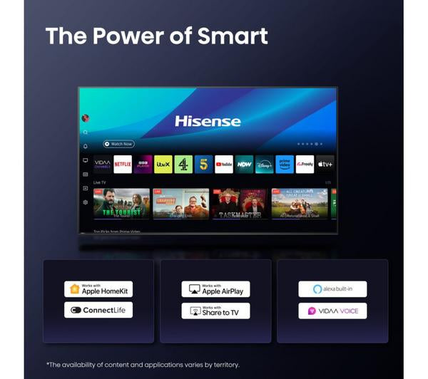 HISENSE A6Q 50" LED 4K HDR Smart TV with Freely - 50A6QTUK - Image 10
