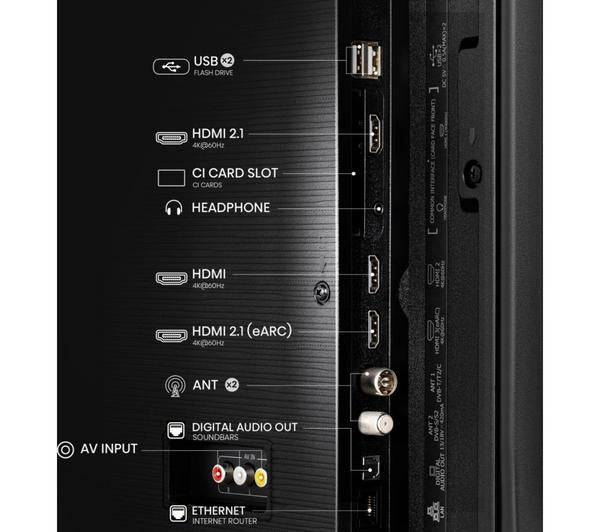 HISENSE A6Q 50" LED 4K HDR Smart TV with Freely - 50A6QTUK - Image 11