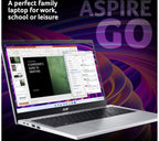 ACER Aspire Go 15 15.6" Laptop - Intel® Core™ 3, 128 GB UFS, Silver - Image 2