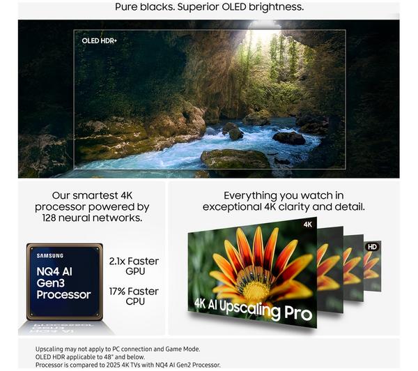 SAMSUNG S90F 55" OLED 4K Vision AI Smart TV 2025 - QE55S90F - Image 3