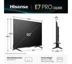 HISENSE E7Q PRO 50" QLED 4K HDR Smart TV with Freely - 50E7QTUK PRO - Image 3
