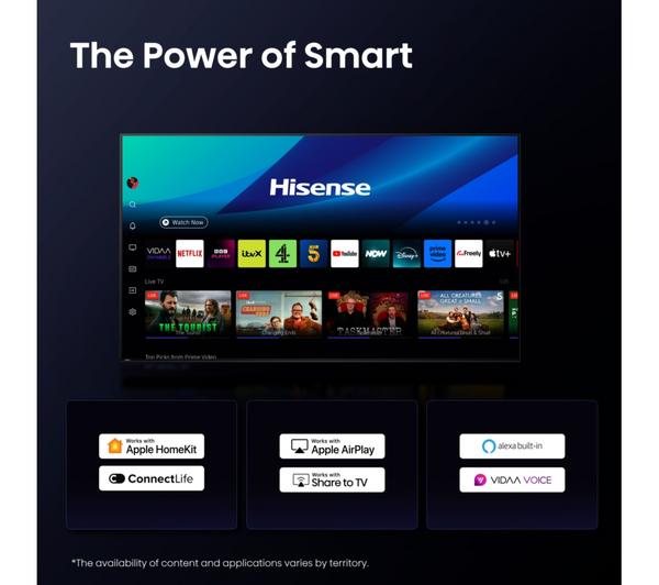 HISENSE E7Q PRO 50" QLED 4K HDR Smart TV with Freely - 50E7QTUK PRO - Image 11