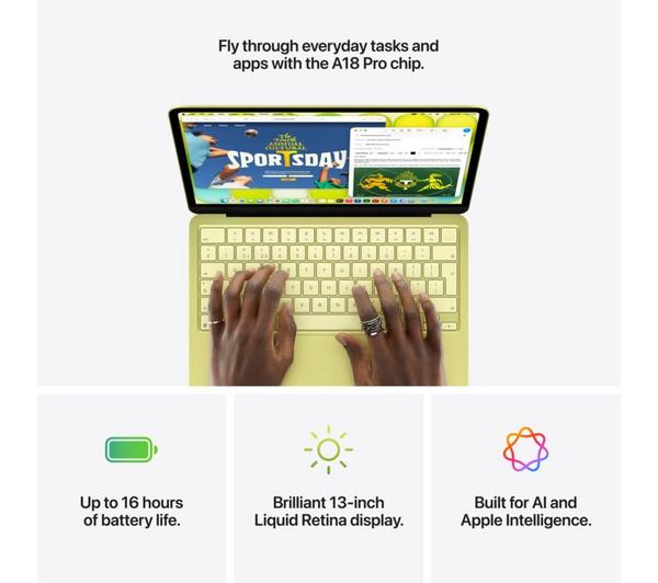 APPLE MacBook Neo 13" (2026) - A18 Pro, 512 GB SSD, Citrus - Image 8
