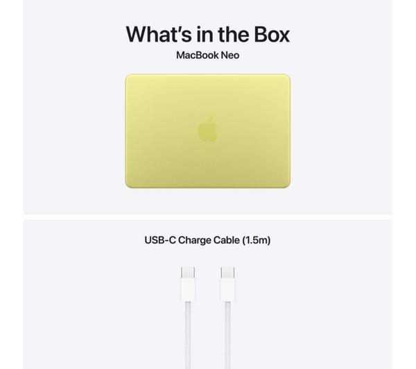 APPLE MacBook Neo 13" (2026) - A18 Pro, 512 GB SSD, Citrus - Image 10