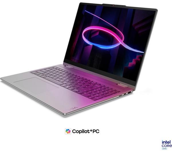 LENOVO Yoga 7i Aura Edition 16" 2 in 1 Laptop, Copilot+ PC - Intel® Core™ Ultra 7, 512 GB, Luna Grey - Image 3