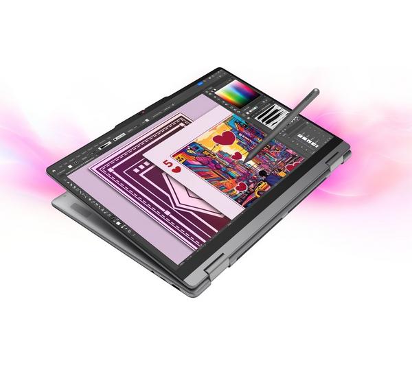 LENOVO Yoga 7i Aura Edition 16" 2 in 1 Laptop, Copilot+ PC - Intel® Core™ Ultra 7, 512 GB, Luna Grey - Image 7