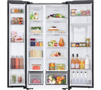 SAMSUNG Bespoke AI Series 7 SpaceMax RS57DG410EM9EU Smart American-Style Fridge Freezer - Silver - Image 2