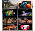 HISENSE 75UR9STUK 75" Smart 4K Ultra HD HDR RGB Mini LED TV - Image 3