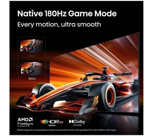 HISENSE 75UR9STUK 75" Smart 4K Ultra HD HDR RGB Mini LED TV - Image 9