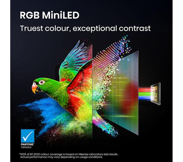 HISENSE UR8S 55" RGB Mini LED 4K 180Hz Smart AI TV with Freely - 55UR8STUK - Image 5