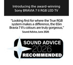SONY BRAVIA 7 II 65" True RGB Mini LED 4K HDR Smart TV 2026 - K65XR75M2 - Image 2
