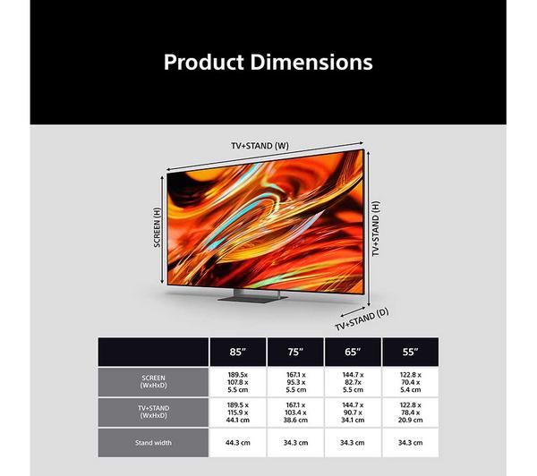 SONY BRAVIA 7 II 65" True RGB Mini LED 4K HDR Smart TV 2026 - K65XR75M2 - Image 9