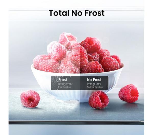 HISENSE PureFlat RF540N4WFE Fridge Freezer - Black Stainless Steel - Image 5