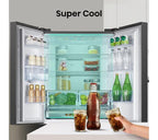HISENSE PureFlat RF540N4WFE Fridge Freezer - Black Stainless Steel - Image 9