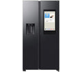SAMSUNG Bespoke AI Family Hub RS90F66BEFEU American-Style Smart Fridge Freezer with On-device Bixby - Black
