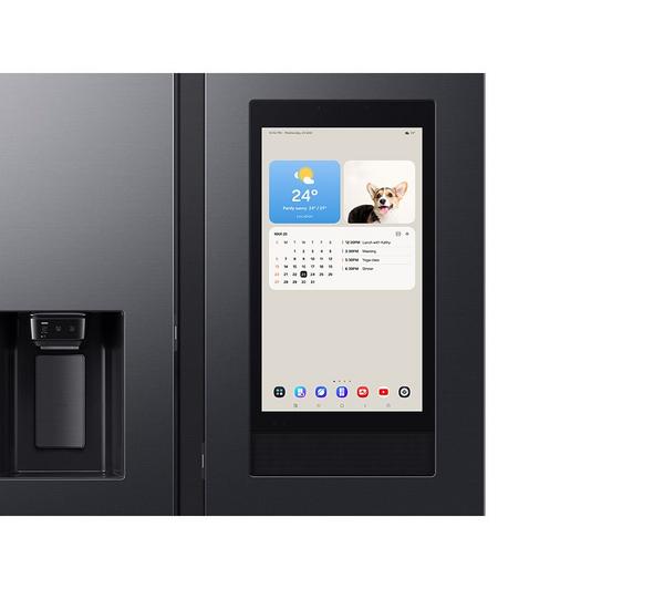 SAMSUNG Bespoke AI Family Hub RS90F66BEFEU American-Style Smart Fridge Freezer with On-device Bixby - Black - Image 10