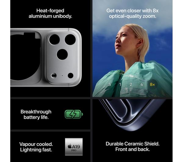 APPLE iPhone 17 Pro - 256 GB, Silver - Image 6