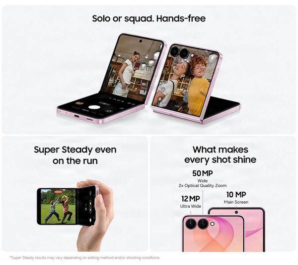 SAMSUNG Galaxy Z Flip8 - 256 GB, Pink - Image 4